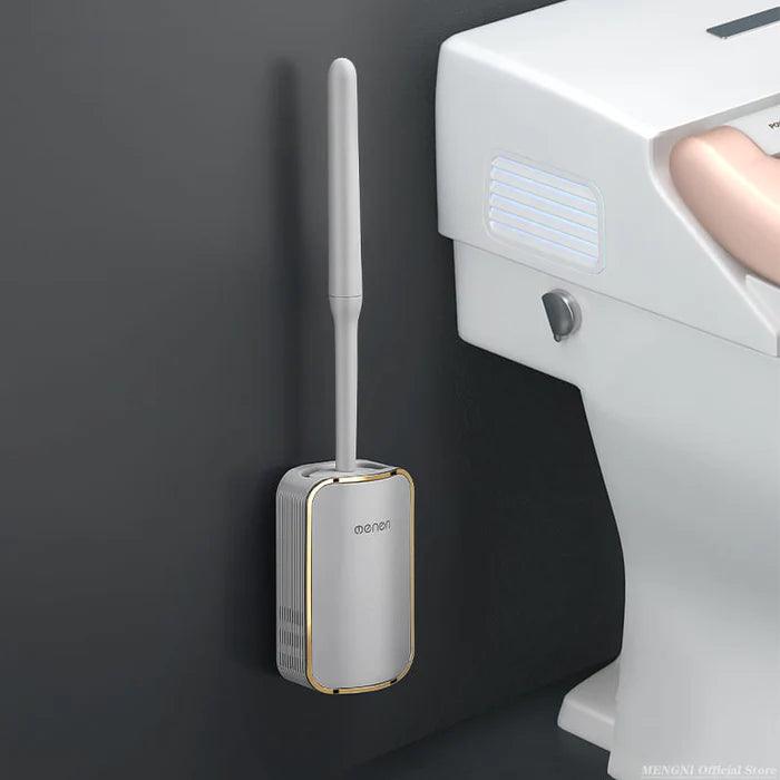 Escova Sanitária para Banheiro Silicone com Suporte - Sereny House